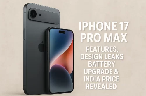 iPhone 17 Pro Max official design leak with camera bar and titanium body