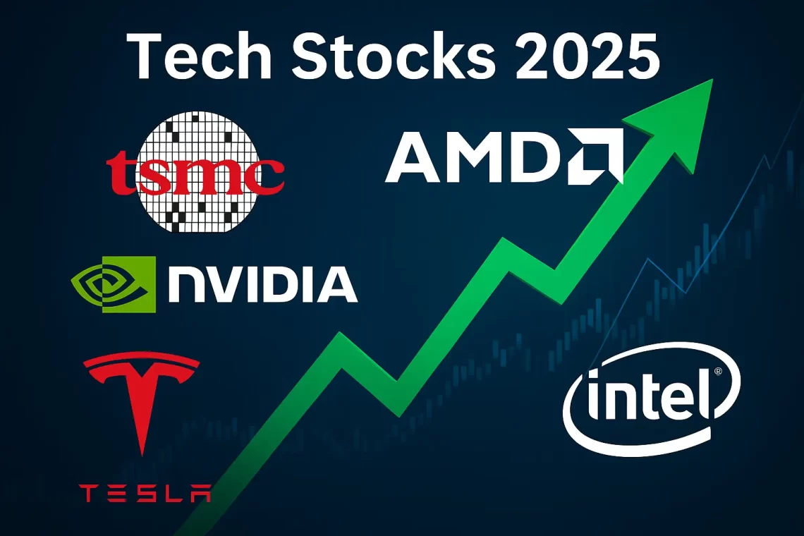TSMC stock price graph in worldwide semiconductor market