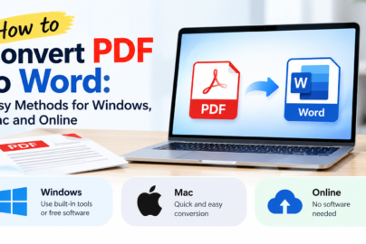 How to convert PDF to Word on Windows, Mac, and online